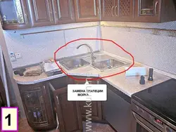 Замена столешницы на кухне фото