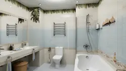 Акриловая плитка для ванной фото
