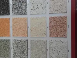 Marble plaster for kitchen photo