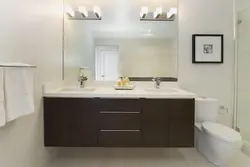 Bathroom with large countertop photo