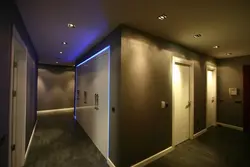 Светодиодная лента в прихожей фото