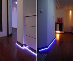 Тасмаи LED дар акси долон