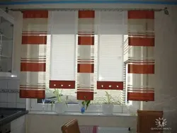 Японские шторы для кухни фото