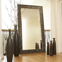 Hallway With Oval Mirror Photo