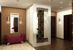 Сопақ айна фотосуреті бар дәліз