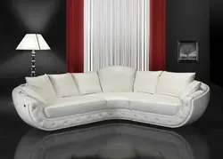 Oval sofas for living room photo