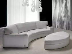 Oval sofas for living room photo