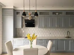 Neoclassical kitchen handles photo
