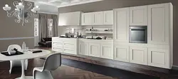 Neoclassical kitchen handles photo