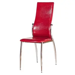 Leather chairs for the kitchen photo