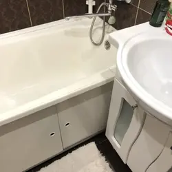 Чугунная ванна с экраном фото