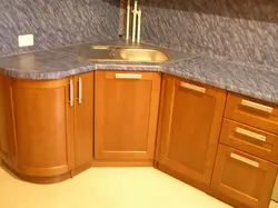 Corner countertop for kitchen photo