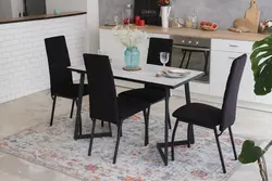 Black tables for the kitchen photo