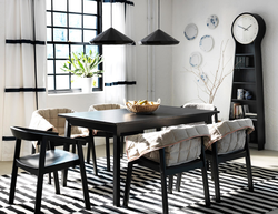 Black tables for the kitchen photo