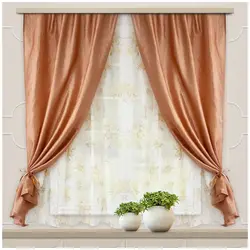 Ready-made curtains for the kitchen photo