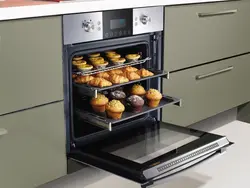 Mətbəx fotoşəkili üçün quraşdırılmış soba