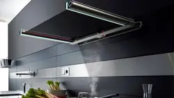 Oshxona davlumbazining tekis fotosurati