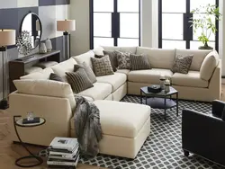3 sofas in the living room photo