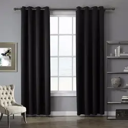 Blackout curtains for bedroom photo