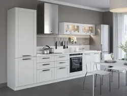 MDF mətbəxinin fotoşəkilləri nəzərdən keçirir