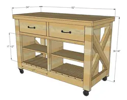 Kitchen Cutting Table Photo