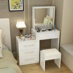 Small table in the bedroom photo