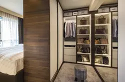 Master bedroom with dressing room photo