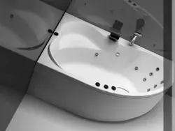 Faucet for corner bath photo
