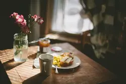 Good morning photo in the kitchen