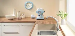 Beige kitchen sink photo