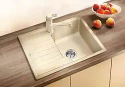 Акс раковинаи ошхона беж