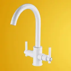 Kitchen Faucet White Photo