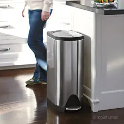 Kitchen trash can photo