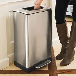 Kitchen trash can photo