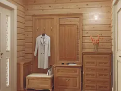 Hallway Made Of Wood Design Photo