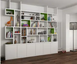 Акси китобчаи сафед дар ҳуҷраи зиндагӣ