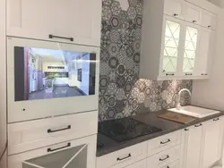 Телевизор белый на кухню фото