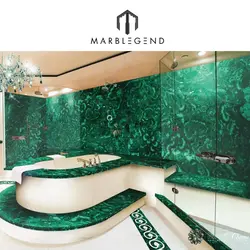 Bath in green marble photo