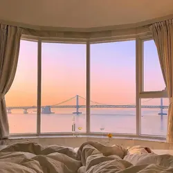 View from the bedroom window photo