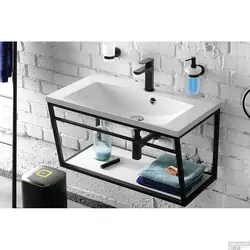 Bathroom vanity loft photo