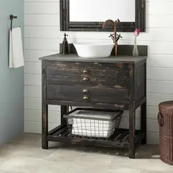 Bathroom vanity loft photo