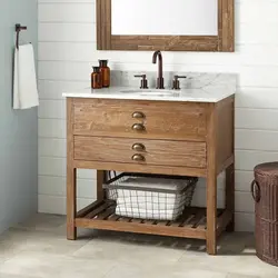 Bathroom vanity loft photo