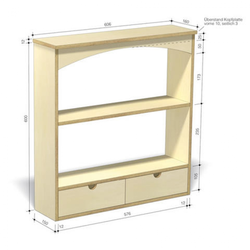 Kitchen shelf drawing photo