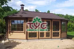 Summer kitchens made of timber photo