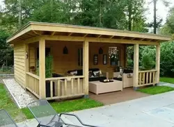 Летние Кухни Из Бруса Фото