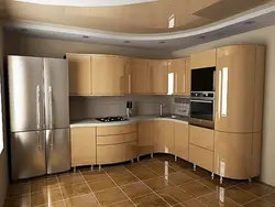 Kitchens with round corner photo