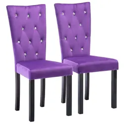 Lilac Chairs For The Kitchen Photo