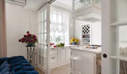 French windows in the kitchen photo