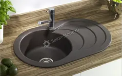 Mətbəx Fotoşəkilində Oval Lavabolar