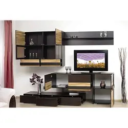 Qonaq otağının divarı loft fotoşəkili